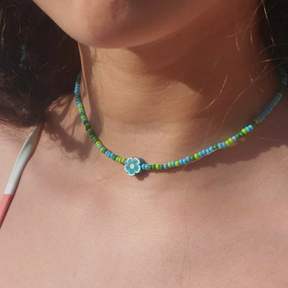 jewelsbydia #surfergirl choker/necklace #Y2k